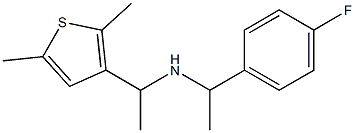 [1-(2,5-dimethylthiophen-3-yl)ethyl][1-(4-fluorophenyl)ethyl]amine