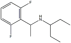  [1-(2,6-difluorophenyl)ethyl](pentan-3-yl)amine