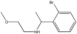 [1-(2-bromophenyl)ethyl](2-methoxyethyl)amine,,结构式