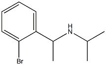 [1-(2-bromophenyl)ethyl](propan-2-yl)amine,,结构式