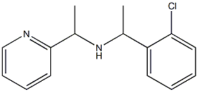 [1-(2-chlorophenyl)ethyl][1-(pyridin-2-yl)ethyl]amine Structure