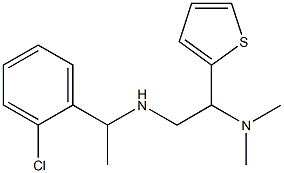  [1-(2-chlorophenyl)ethyl][2-(dimethylamino)-2-(thiophen-2-yl)ethyl]amine