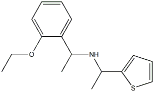 [1-(2-ethoxyphenyl)ethyl][1-(thiophen-2-yl)ethyl]amine 化学構造式