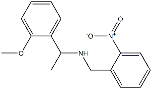 [1-(2-methoxyphenyl)ethyl][(2-nitrophenyl)methyl]amine 结构式