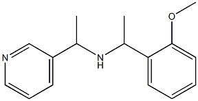 [1-(2-methoxyphenyl)ethyl][1-(pyridin-3-yl)ethyl]amine Structure