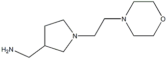[1-(2-morpholin-4-ylethyl)pyrrolidin-3-yl]methylamine|