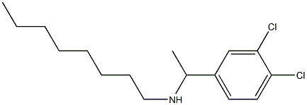 [1-(3,4-dichlorophenyl)ethyl](octyl)amine Structure