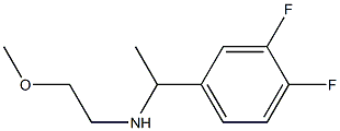 [1-(3,4-difluorophenyl)ethyl](2-methoxyethyl)amine,,结构式