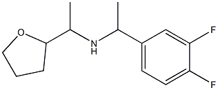 [1-(3,4-difluorophenyl)ethyl][1-(oxolan-2-yl)ethyl]amine Structure