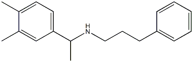 [1-(3,4-dimethylphenyl)ethyl](3-phenylpropyl)amine,,结构式