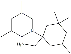  [1-(3,5-dimethylpiperidin-1-yl)-3,3,5-trimethylcyclohexyl]methanamine