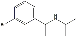 [1-(3-bromophenyl)ethyl](propan-2-yl)amine 化学構造式