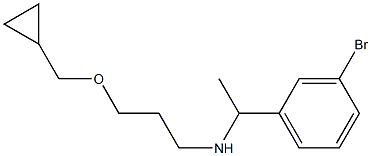 [1-(3-bromophenyl)ethyl][3-(cyclopropylmethoxy)propyl]amine