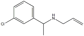 [1-(3-chlorophenyl)ethyl](prop-2-en-1-yl)amine Struktur