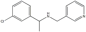 [1-(3-chlorophenyl)ethyl](pyridin-3-ylmethyl)amine|