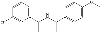 [1-(3-chlorophenyl)ethyl][1-(4-methoxyphenyl)ethyl]amine