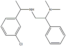 [1-(3-chlorophenyl)ethyl][2-(dimethylamino)-2-phenylethyl]amine|