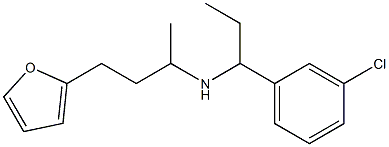 [1-(3-chlorophenyl)propyl][4-(furan-2-yl)butan-2-yl]amine|