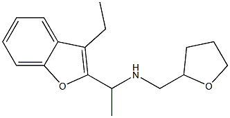 [1-(3-ethyl-1-benzofuran-2-yl)ethyl](oxolan-2-ylmethyl)amine Structure