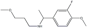 [1-(3-fluoro-4-methoxyphenyl)ethyl](3-methoxypropyl)amine Struktur