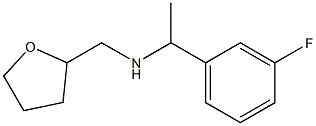[1-(3-fluorophenyl)ethyl](oxolan-2-ylmethyl)amine,,结构式