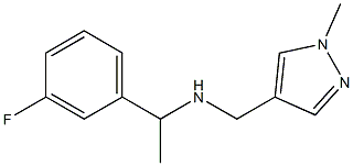 [1-(3-fluorophenyl)ethyl][(1-methyl-1H-pyrazol-4-yl)methyl]amine|