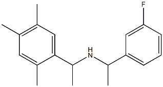 [1-(3-fluorophenyl)ethyl][1-(2,4,5-trimethylphenyl)ethyl]amine Structure