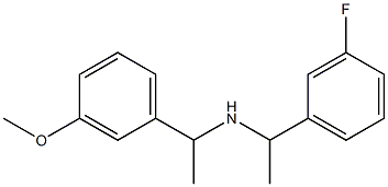 [1-(3-fluorophenyl)ethyl][1-(3-methoxyphenyl)ethyl]amine Structure