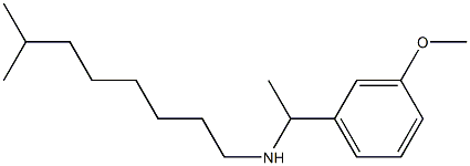 [1-(3-methoxyphenyl)ethyl](7-methyloctyl)amine Struktur