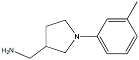 [1-(3-methylphenyl)pyrrolidin-3-yl]methylamine Structure