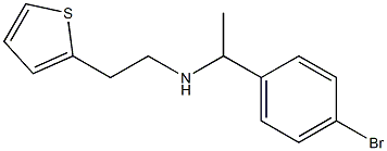 [1-(4-bromophenyl)ethyl][2-(thiophen-2-yl)ethyl]amine
