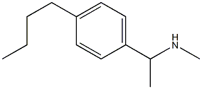 [1-(4-butylphenyl)ethyl](methyl)amine Structure