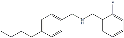  [1-(4-butylphenyl)ethyl][(2-fluorophenyl)methyl]amine