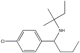  [1-(4-chlorophenyl)butyl](2-methylbutan-2-yl)amine