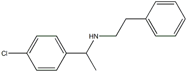 [1-(4-chlorophenyl)ethyl](2-phenylethyl)amine Structure