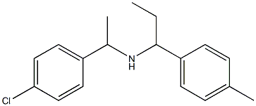 [1-(4-chlorophenyl)ethyl][1-(4-methylphenyl)propyl]amine