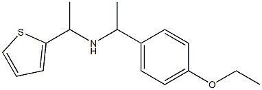 [1-(4-ethoxyphenyl)ethyl][1-(thiophen-2-yl)ethyl]amine|