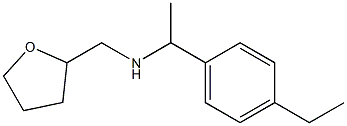 [1-(4-ethylphenyl)ethyl](oxolan-2-ylmethyl)amine Structure