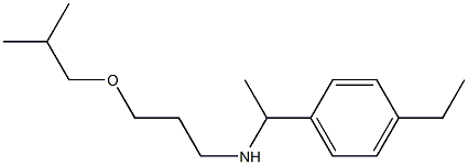 [1-(4-ethylphenyl)ethyl][3-(2-methylpropoxy)propyl]amine