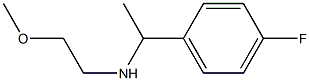 [1-(4-fluorophenyl)ethyl](2-methoxyethyl)amine Struktur