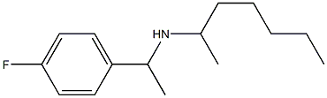 [1-(4-fluorophenyl)ethyl](heptan-2-yl)amine Structure