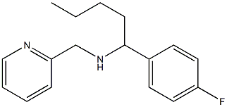 [1-(4-fluorophenyl)pentyl](pyridin-2-ylmethyl)amine