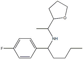 [1-(4-fluorophenyl)pentyl][1-(oxolan-2-yl)ethyl]amine Structure