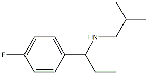 [1-(4-fluorophenyl)propyl](2-methylpropyl)amine Structure