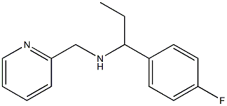 [1-(4-fluorophenyl)propyl](pyridin-2-ylmethyl)amine Struktur