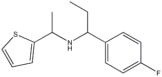 [1-(4-fluorophenyl)propyl][1-(thiophen-2-yl)ethyl]amine Struktur