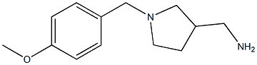 [1-(4-methoxybenzyl)pyrrolidin-3-yl]methylamine Structure