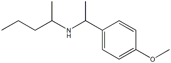 [1-(4-methoxyphenyl)ethyl](pentan-2-yl)amine,,结构式