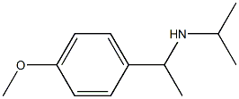 [1-(4-methoxyphenyl)ethyl](propan-2-yl)amine 化学構造式