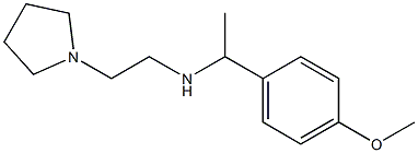 [1-(4-methoxyphenyl)ethyl][2-(pyrrolidin-1-yl)ethyl]amine Struktur